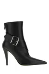 Alexander Mcqueen Mcqueen Heron Pointed Toe Bootie In Black