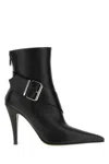 Alexander Mcqueen Mcqueen Heron Pointed Toe Bootie In Black