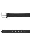 Alexander Mcqueen Black Leather Belt In 1070