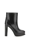 Alexander Mcqueen Platform Boots In Black