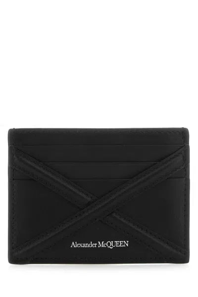 Alexander Mcqueen The Harness Stitched Cardholder In 1000