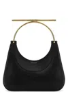 Alexander Mcqueen Cross-bar Leather Handbag Gold-tone Handle