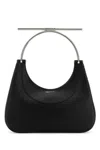 Alexander Mcqueen Metal Handle Leather Shoulder Bag