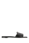 Alexander Mcqueen Flat Sandals In Black