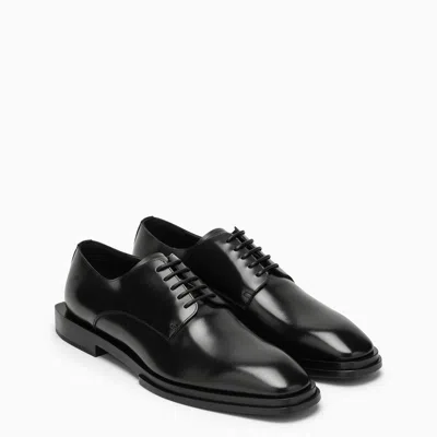 ALEXANDER MCQUEEN ALEXANDER MCQUEEN BLACK LEATHER LACE-UP