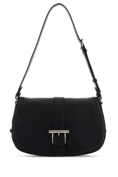 Alexander Mcqueen Black Leather Large Satchel Crossbody Bag In Multi