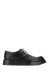Alexander Mcqueen T-bar Creeper In Black Silver