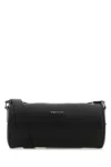 Alexander Mcqueen Black Leather Mcqueen Roller Crossbody Bag