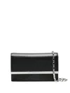 Alexander Mcqueen Mini Cross-bar Cross Body Bag In Black
