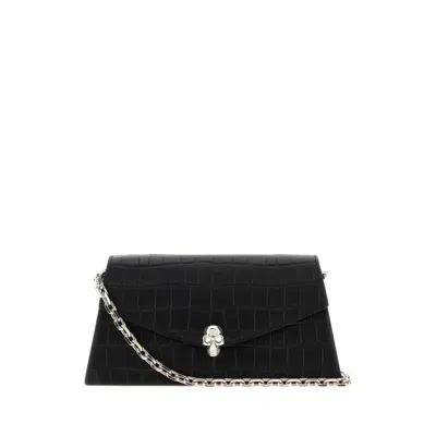 Alexander Mcqueen Skull Clutch  Black In ["black"]