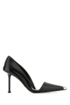 Alexander Mcqueen Pointed Stiletto Pumps In Smooth Leather