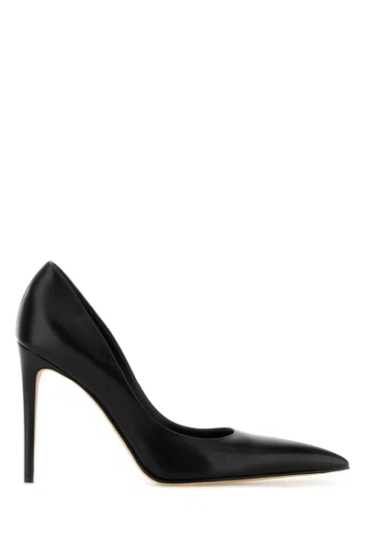 Alexander Mcqueen Black Leather Pumps