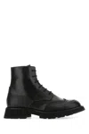 Alexander Mcqueen Punk Worker Ankle Boots For Men