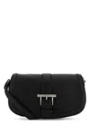 Alexander Mcqueen Black Leather Mini Satchel Crossbody Bag