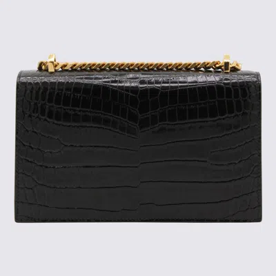 Alexander Mcqueen Black Leather Shoulder Bag