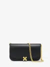 Alexander Mcqueen Leather Skull Flower Shoulder Bag