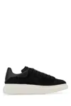 Alexander Mcqueen Oversized Leather Sneakers In Black