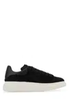 Alexander Mcqueen Black Low Top Sneakers With Chunky Sole In Leather Man