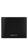 Alexander Mcqueen Leather Bifold Wallet With