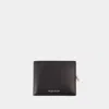 Alexander Mcqueen Black Leather Wallet