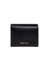 Alexander Mcqueen Logo Snap Button Cardholder Slots In Black