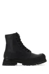 Alexander Mcqueen Alexander Mc Queen Wander Black Leather Boot In Black
