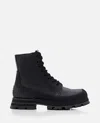 Alexander Mcqueen Alexander Mc Queen Wander Black Leather Boot In Black