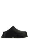 Alexander Mcqueen Black Wave Slides