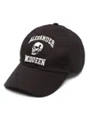 Alexander Mcqueen Embroidered Cotton-twill Baseball Cap In Black