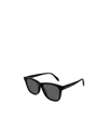 Alexander Mcqueen Black Logo Detail Sunglasses In Black
