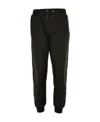 Alexander Mcqueen Black Logo Detail Sweatpants In Black