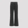 Alexander Mcqueen Low-rise Baggy Jeans In Black