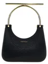 Alexander Mcqueen Cross-bar Mini Tote Bag In Black