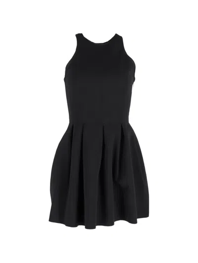 Pre-owned Alexander Mcqueen Black Mini Dress