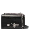 Alexander Mcqueen Alexander Mc Queen "the Biker Mini Jewelled" Crossbody Bag In Black