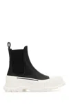 Alexander Mcqueen Chunky Outsole Cap Toe Chelsea Boots In Multi