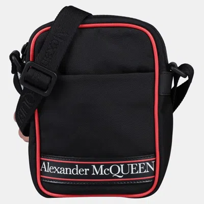 Pre-owned Alexander Mcqueen Black Nylon Crossbody Bag