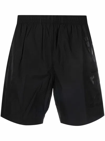 Alexander Mcqueen Black Nylon Swimming Shorts