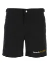 Alexander Mcqueen Skull Swimsuit Alexander Mc Queen Clothing Black In Black