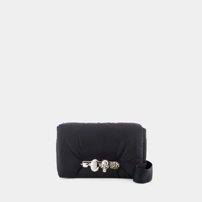 Alexander Mcqueen Black Nylon The Puffy Knuckle Belt Bag