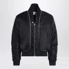 Alexander Mcqueen Alexander Mc Queen Black Nylon Zip Bomber In Black