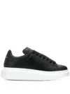 Alexander Mcqueen Oversized Low-top Sneakers In Black