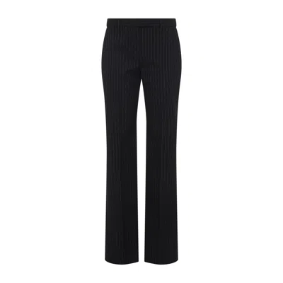 Alexander Mcqueen Pants Mcqueen Woman Color Black In Animal Print