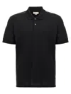 Alexander Mcqueen Organic Cotton Piquet Polo Shirt In Black