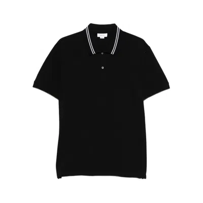 ALEXANDER MCQUEEN ALEXANDER MCQUEEN BLACK POLO SHIRTS MEN
