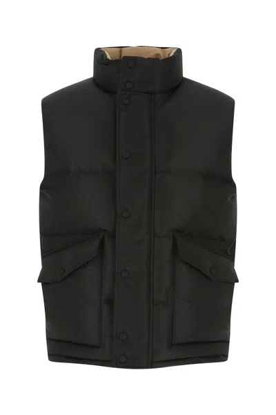 Alexander Mcqueen Black Polyester Padded Jacket