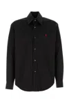 Alexander Mcqueen Poplin Shirt With Cuffed And Long Sleeves