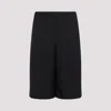 Alexander Mcqueen Skull Jacquard Pattern Shorts In Black