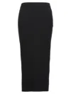 Alexander Mcqueen Pencil Midi Skirt In Black