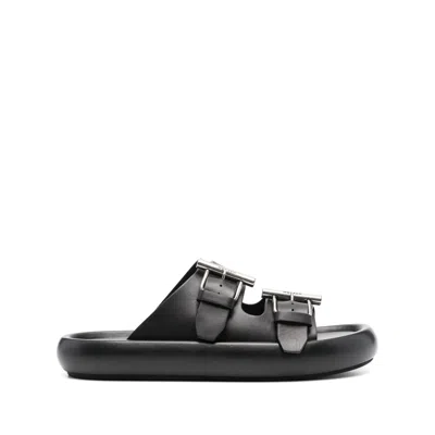 Alexander Mcqueen Black Sandals Men